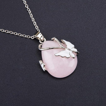 Crystal Butterfly Necklaces for Women