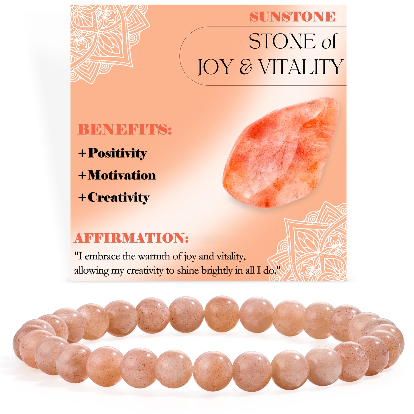 6mm Semi Precious Natural Stone Bracelets