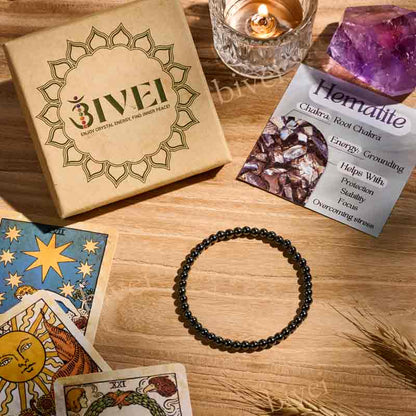 4mm Beaded Yoga Protection Bracelets for Women