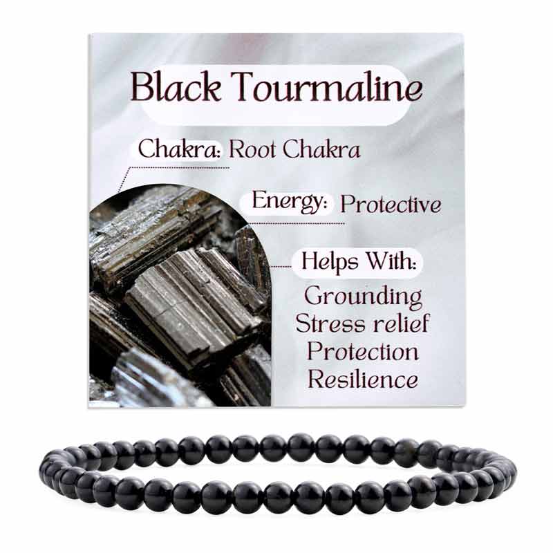 4mm Beaded Yoga Protection Bracelets for Women