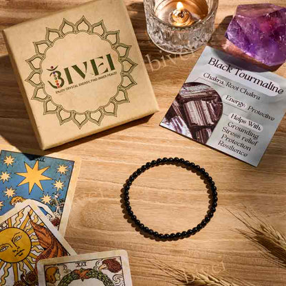 4mm Beaded Yoga Protection Bracelets for Women