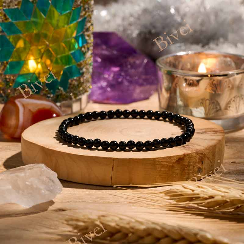 4mm Beaded Yoga Protection Bracelets for Women