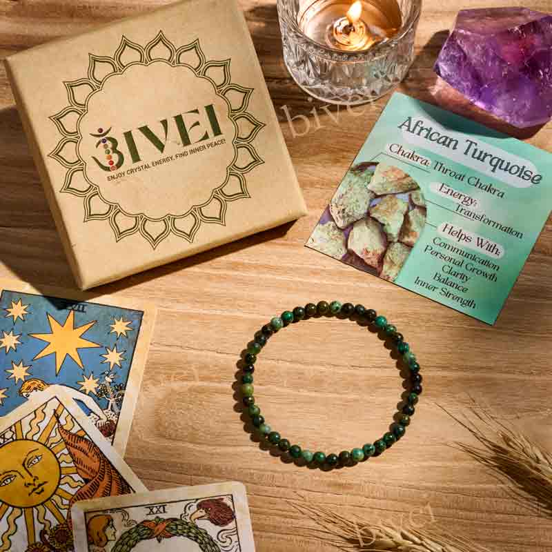 4mm Beaded Yoga Protection Bracelets for Women