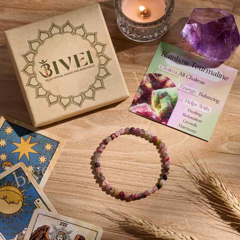 4mm Beaded Yoga Protection Bracelets for Women