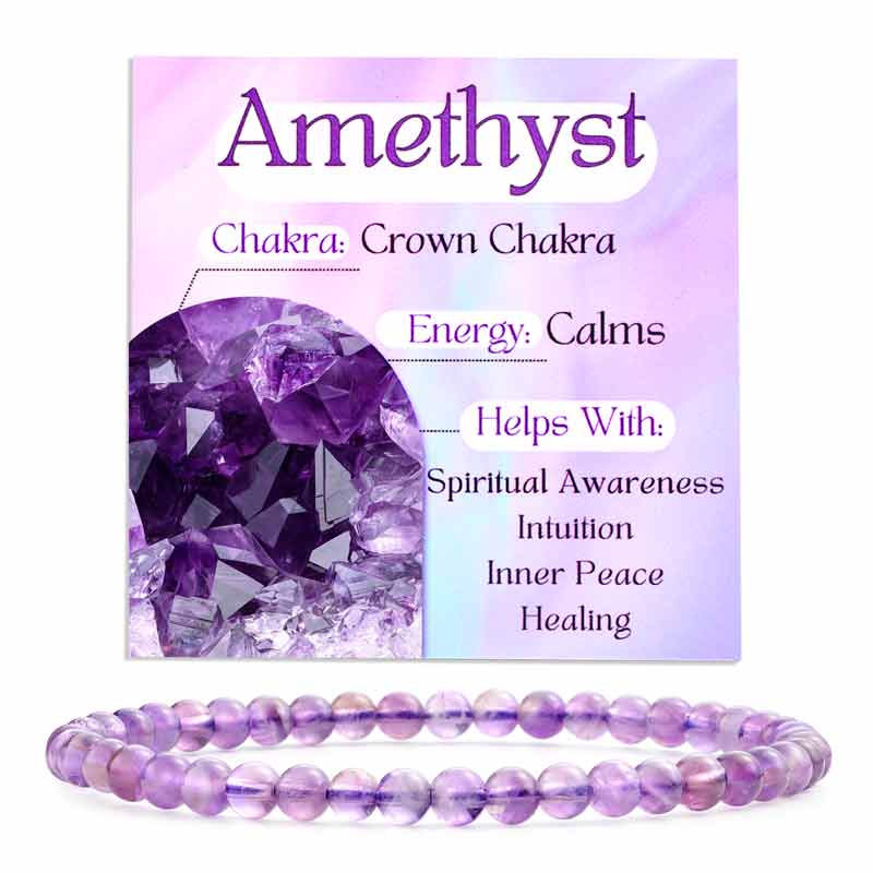 4mm Beaded Yoga Protection Bracelets for Women