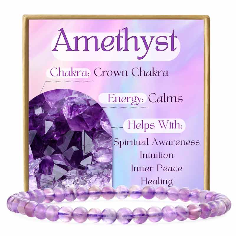 4mm Beaded Yoga Protection Bracelets for Women