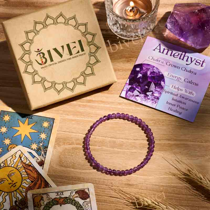 4mm Beaded Yoga Protection Bracelets for Women