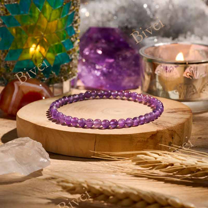 4mm Beaded Yoga Protection Bracelets for Women