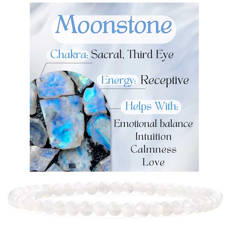 4mm Beaded Yoga Protection Bracelets for Women