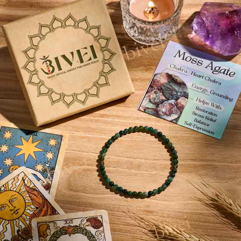 4mm Beaded Yoga Protection Bracelets for Women