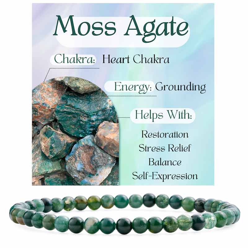 4mm Beaded Yoga Protection Bracelets for Women