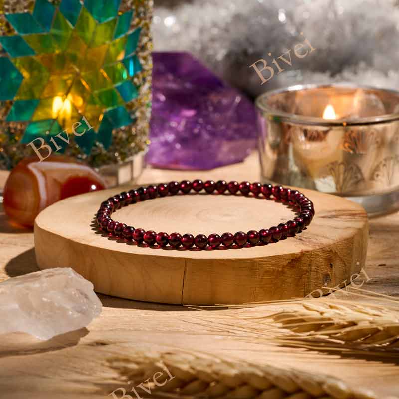4mm Beaded Yoga Protection Bracelets for Women