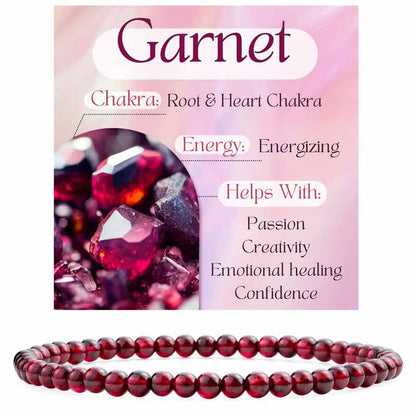 4mm Beaded Yoga Protection Bracelets for Women