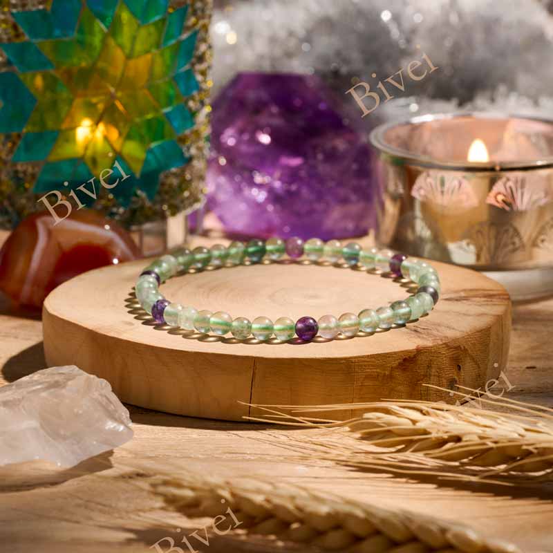4mm Beaded Yoga Protection Bracelets for Women