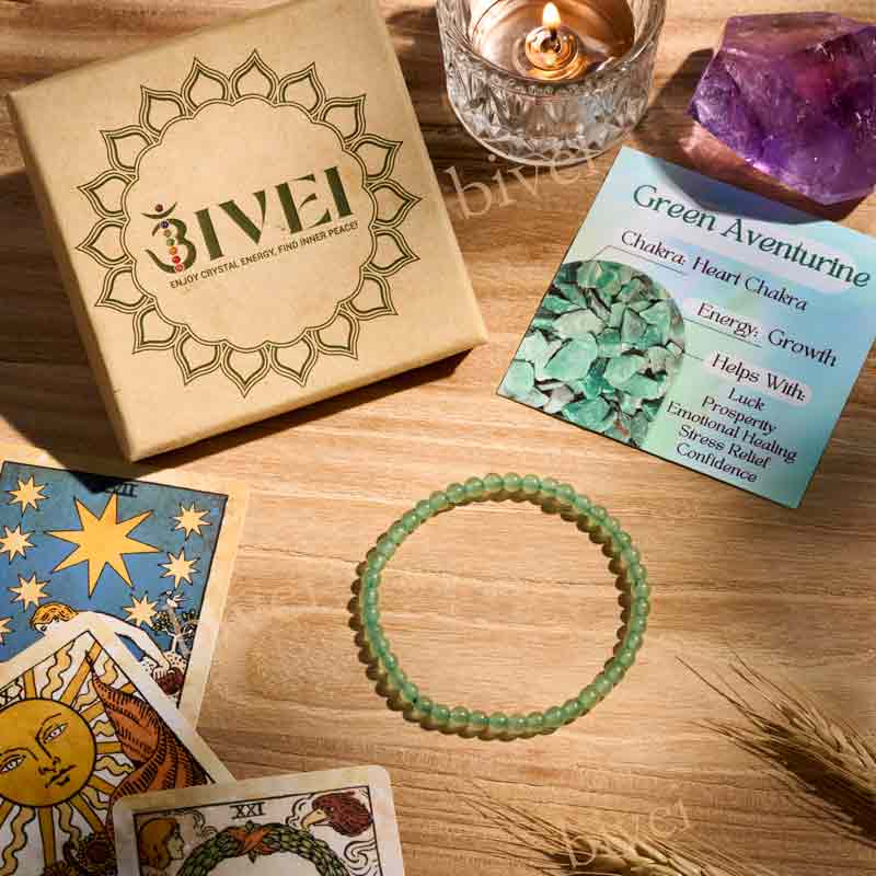 4mm Beaded Yoga Protection Bracelets for Women