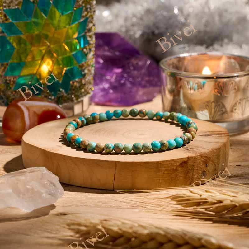 4mm Beaded Yoga Protection Bracelets for Women