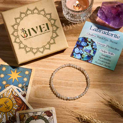 4mm Beaded Yoga Protection Bracelets for Women