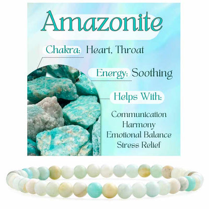 4mm Beaded Yoga Protection Bracelets for Women