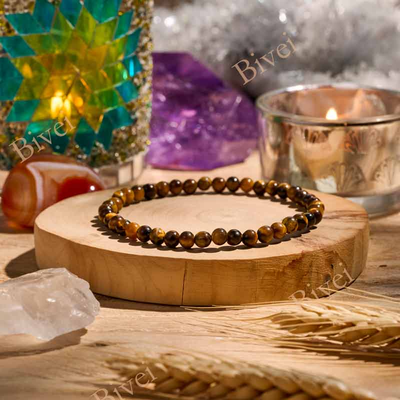 4mm Beaded Yoga Protection Bracelets for Women