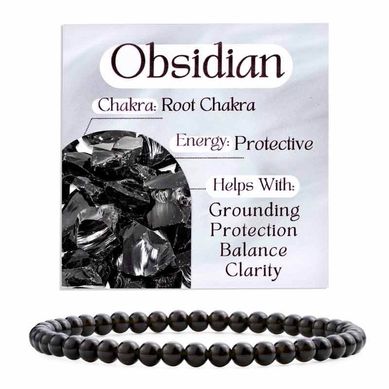 4mm Beaded Yoga Protection Bracelets for Women
