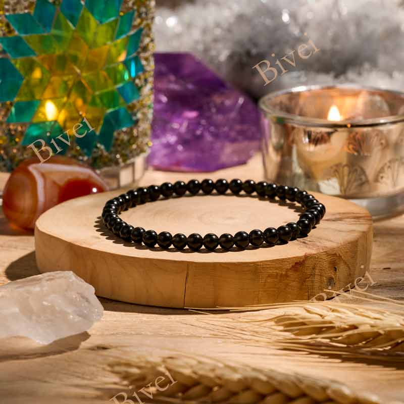 4mm Beaded Yoga Protection Bracelets for Women
