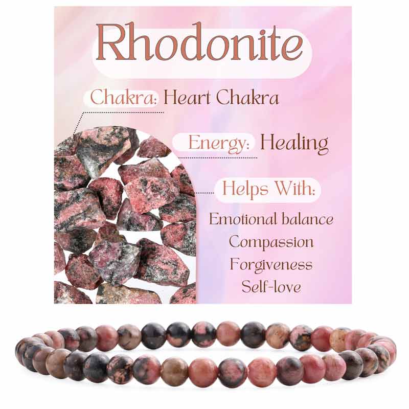 4mm Beaded Yoga Protection Bracelets for Women