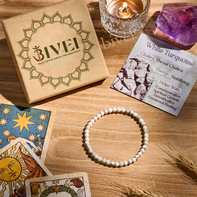 4mm Beaded Yoga Protection Bracelets for Women