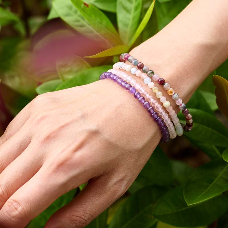 4mm Beaded Yoga Protection Bracelets for Women