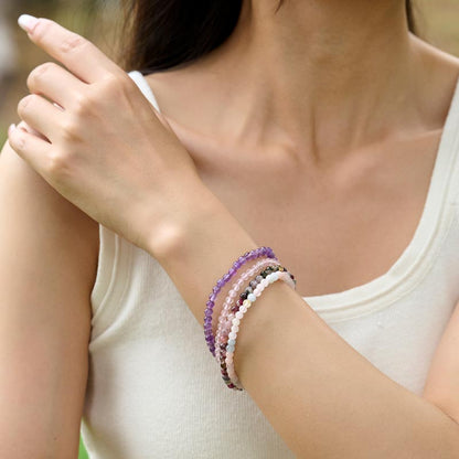 4mm Beaded Yoga Protection Bracelets for Women