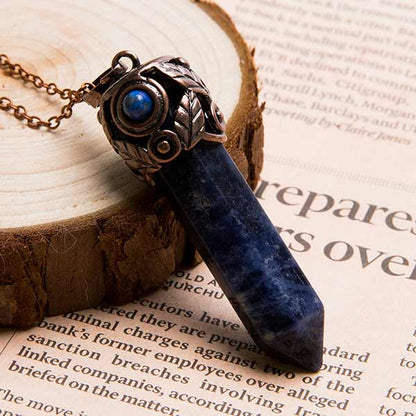 Communication Star Sodalite Crystal Necklace