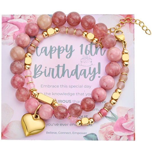 16/18/21/30/40 Birthday Bracelet Gifts for Girls & Women
