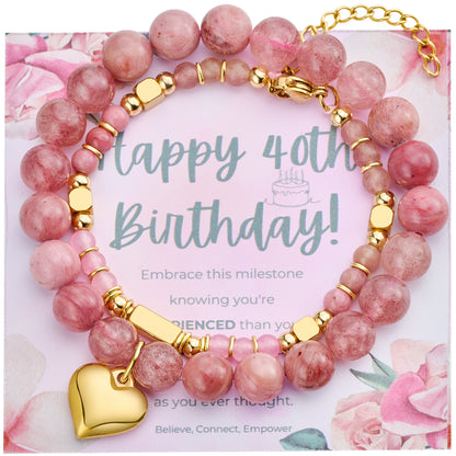 16/18/21/30/40 Birthday Bracelet Gifts for Girls & Women