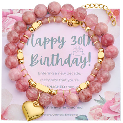 16/18/21/30/40 Birthday Bracelet Gifts for Girls & Women