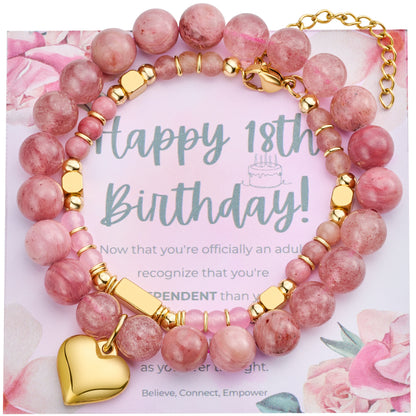 16/18/21/30/40 Birthday Bracelet Gifts for Girls & Women